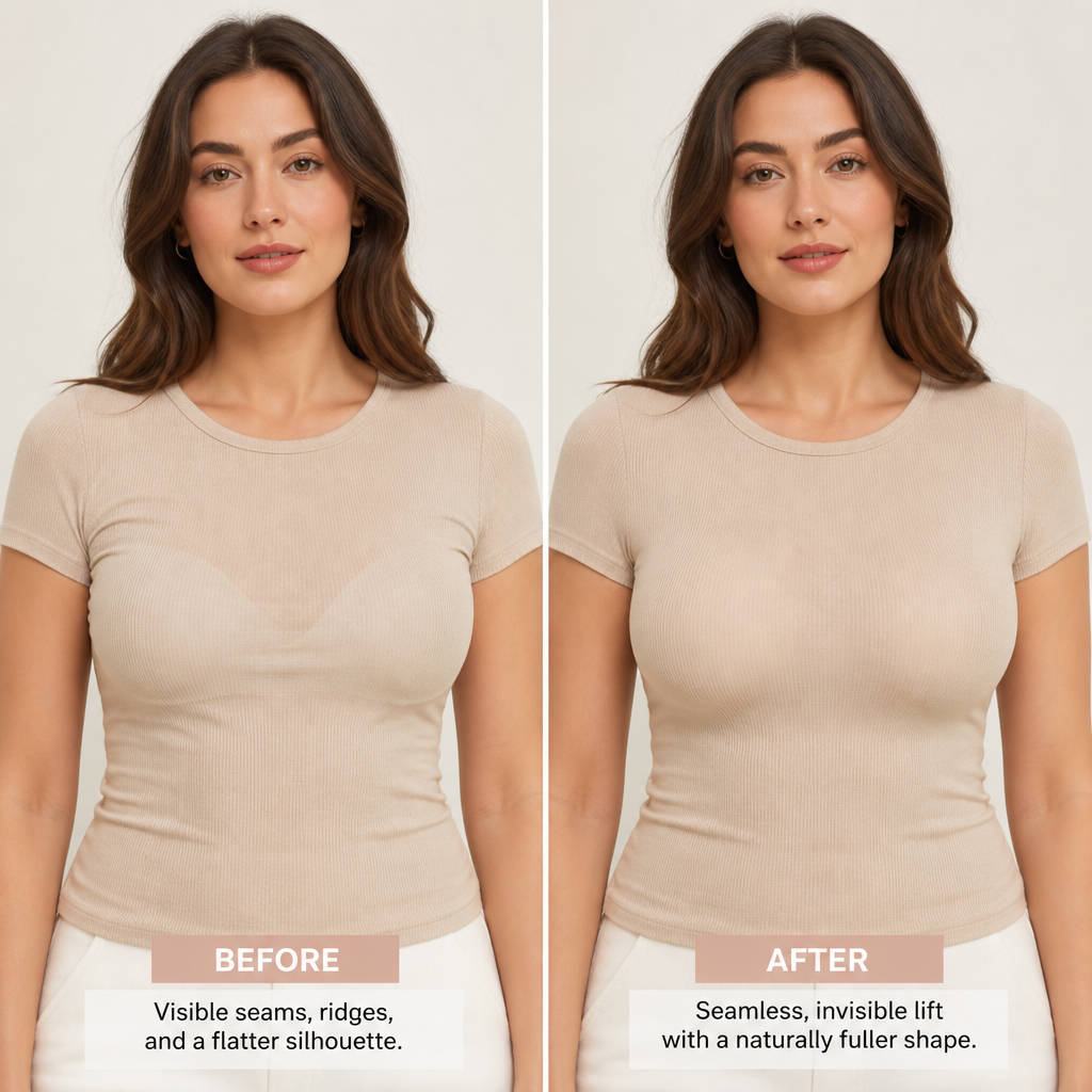 Strapless push-up bh met voorsluiting