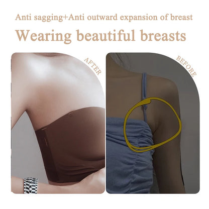 Strapless push-up bh met voorsluiting